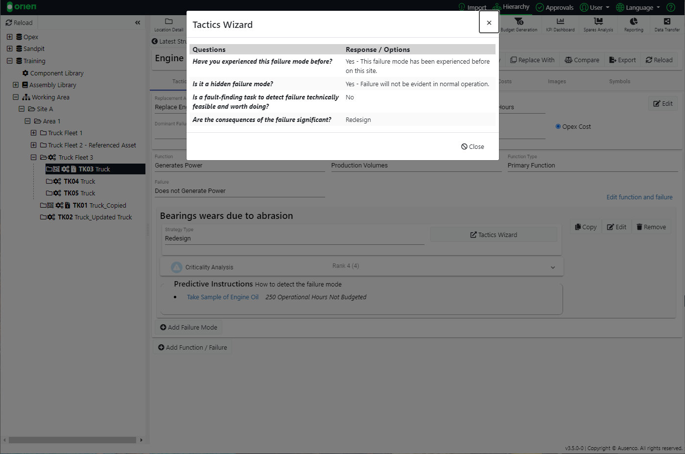 Tactics Wizard – Orien Help Centre
